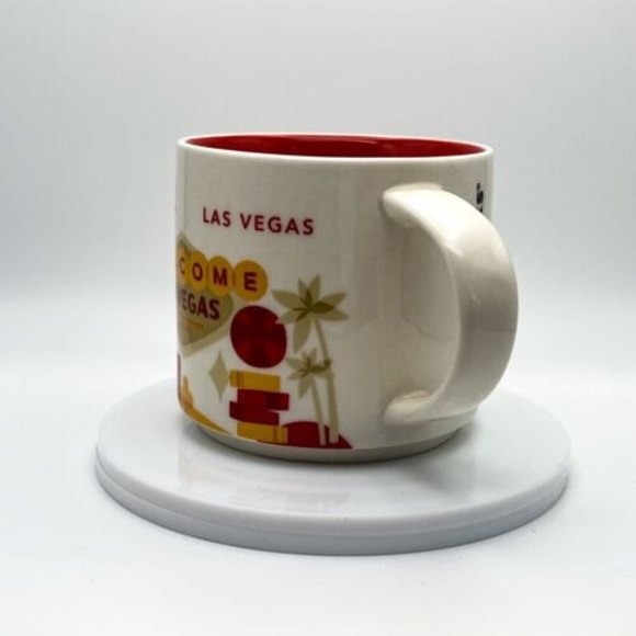 Starbucks Welcome to Las Vegas You Are Here City 2014 14 oz Coffee Mug Cup - Picture 2 of 10